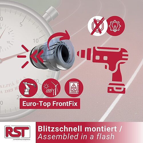 Produkte, die RST auszeichnen:
Unsere Euro-Top #FrontFix #Kabelverschraubungen kommen am besten dort zum Einsatz, wo es...